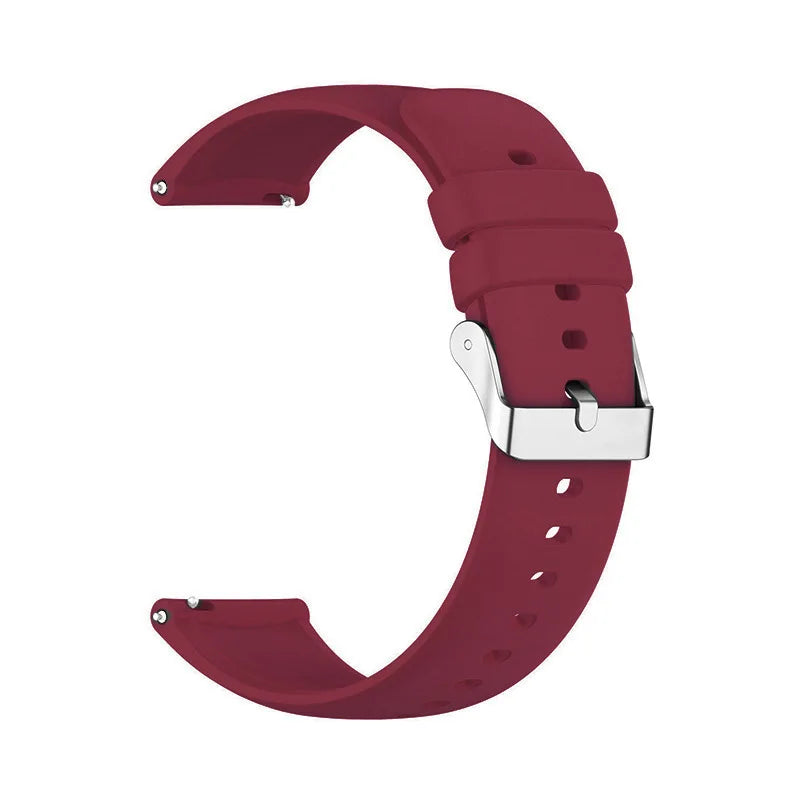Hot Sell 20MM 22MM Silicone Watch Strap 20/22mm Universal Watchband Wristwatch Band for P22 Smartwatch &Other Watches Bracelet - Sun Studio