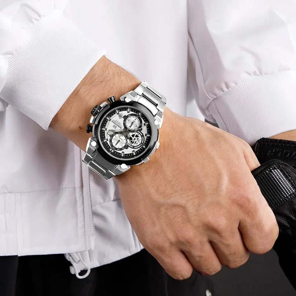 NAVIFORCE Men's Watches Top Luxury Original Quartz Wrist Watch for Men Chronograph Calendar Waterproof Man Watch Relojes Hombre - Sun Studio