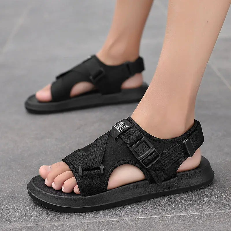 Casual Versatile Trendyy Roman Sandals Non-slip Wear-resistant High-looking Sandals Outdoor Casual Slippers Indoor Sandals Women - Sun Studio