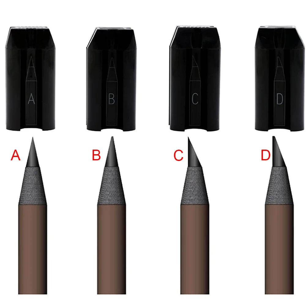Eyebrow Pencil Microblading Supplies Set Waterproof Eyebrow Tattoo Tint Enhancers With Sharpener Brow 10Pcs Brow Trimmer Blade - Sun Studio