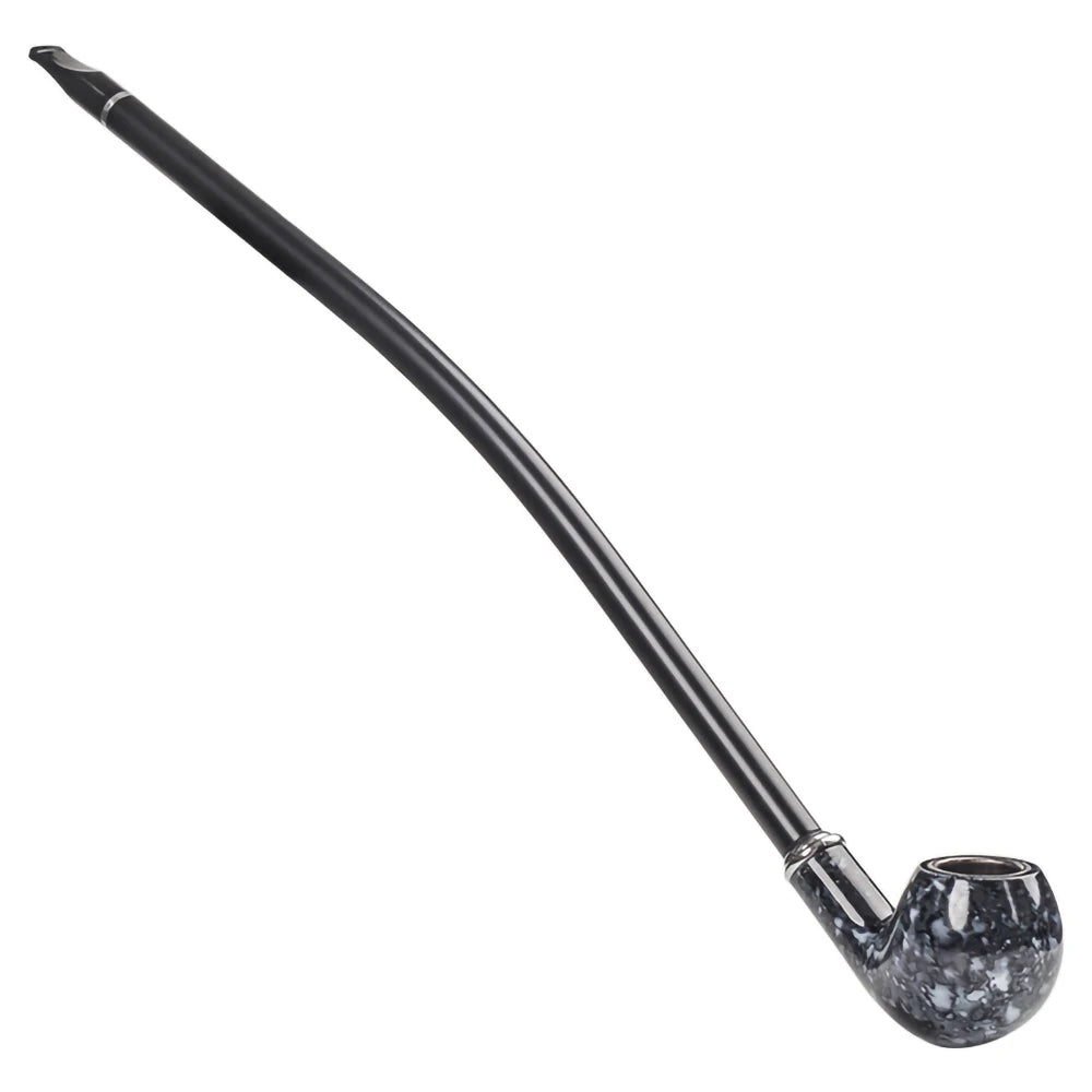 Classic Long Smoking Pipe with Filter Removable Washable Resin Tobacco Pipe Smoking Accessories Men Holiday Gift - Sun Studio
