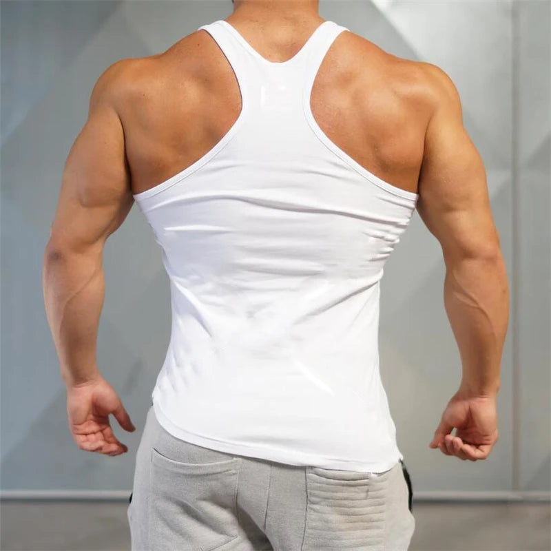 Gym Bodybuilding Muscle Shirts Summer Sleeveless Cotton Breathable Tank Tops Mens Fitness Sport Irregular Hem Hip Hop Singlets - Sun Studio