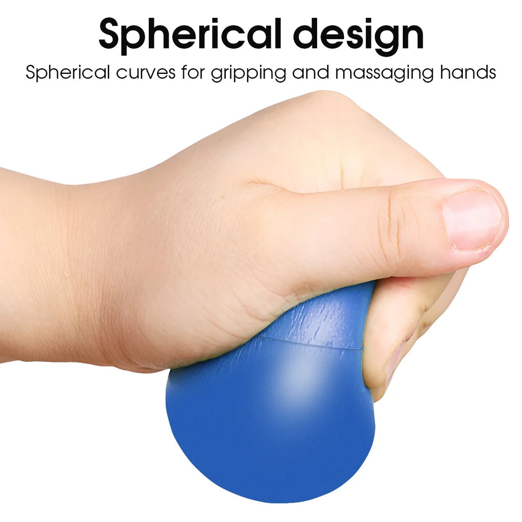 1PC 7cm High Elasticity Grasping Ball Finger Strengthening Grasping Massager Exerciser Ball Squeezing Training Muscle Exerciser - Sun Studio