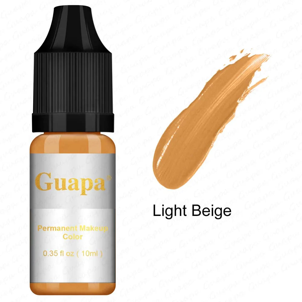 10ML Tattoo Ink Micro pigment Lip Eyebrow Permanent Makeup Pigment Tattoo Supplies for Tattoo Eyebrow Eyeliner Lip