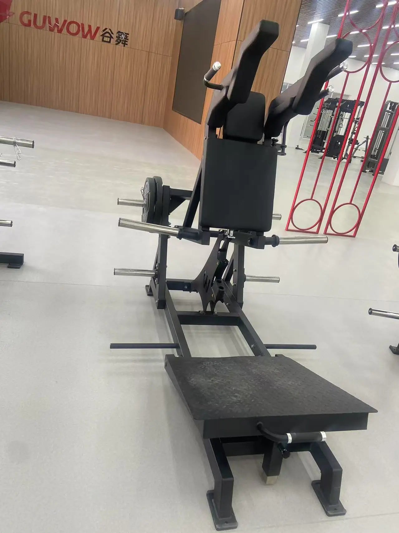 Hacker Squat Multi-Functional Gym Equipment For Strength Training Targets Arms Chest Legs Back Bodybuilding Made Steel Metal - Sun Studio
