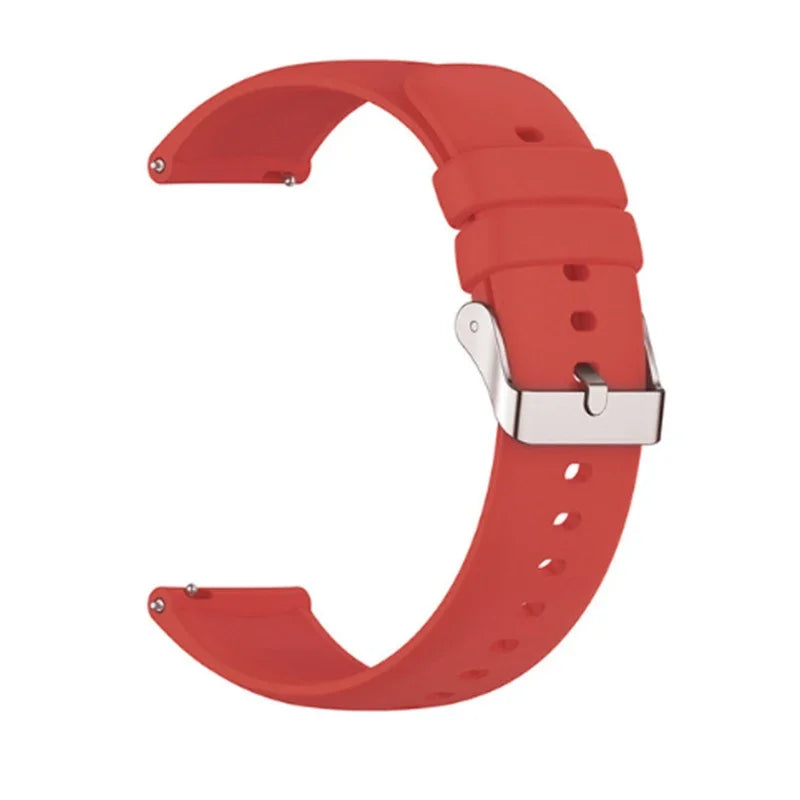 Hot Sell 20MM 22MM Silicone Watch Strap 20/22mm Universal Watchband Wristwatch Band for P22 Smartwatch &Other Watches Bracelet - Sun Studio