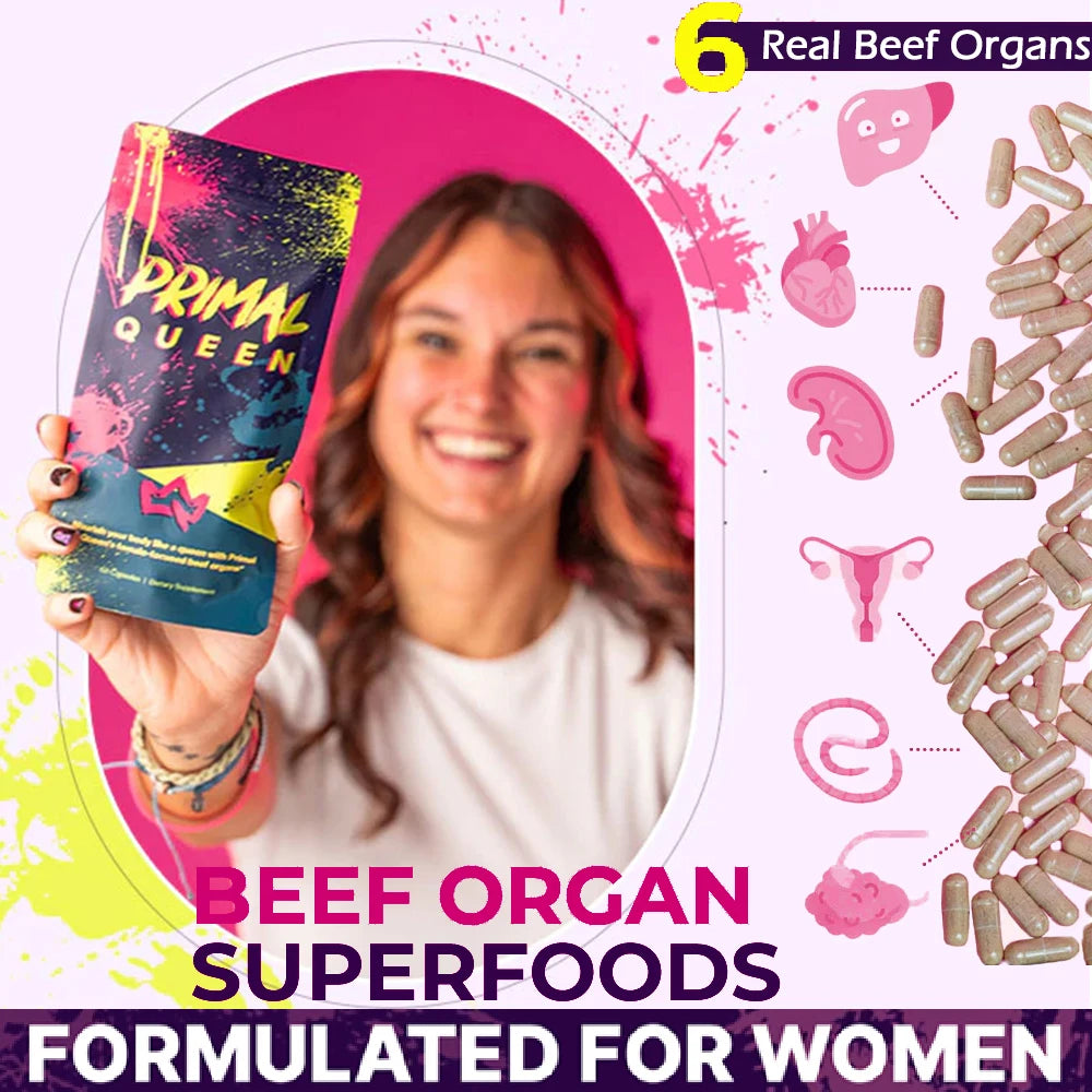 Supplement for Women - Supports Hormone Balance, Energy & Wellness - Liver, Heart, Kidney, Bone Marrow - Female Support Blend - Sun Studio