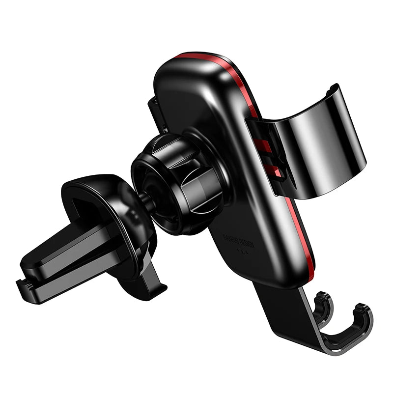 Baseus Car Phone Holder Mobile Metal Gravity Phone Holder for Car Air Vent / CD Slot Mount Phone Holder Stand for iPhone Samsung - Sun Studio