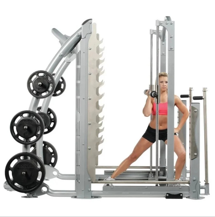 Commercial Gym Equipment Multi Functional Plate Loaded Squat Power Rack Dual Action Smith Machine - Sun Studio