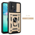 For TCL 30 SE Case Shockproof Armor Slide Lens Protect Coque For TCL 30SE tcl30se 4G Car Magnetic Holder Ring Stand Back Cover - Sun Studio