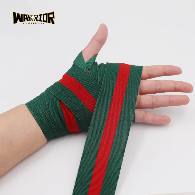 Hot Sale Colorful Stripe Pattern 3M/5M Boxing Hand Wraps MMA Muay Thai Kick Boxing Handwrap For Training Bandage Sport Tape - Sun Studio