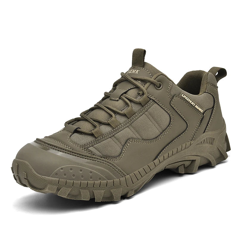 New Men Tactical Boot Desert Waterproof Hunting Work Army Boot Male Safety Ankle Lace Up Military Climbing Hiking Shoe Anti-Slip - Sun Studio