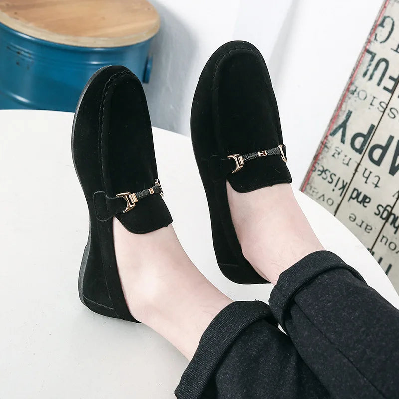 Summer New Trendy Men's Shoes High Quality Soft Loafers Moccasins  Suede Casual Flats Outdoor Light Walking Men's Shoe Zapatos - Sun Studio