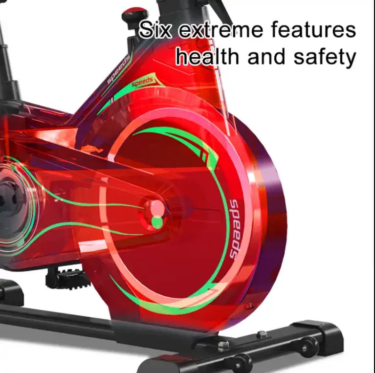 Fitness Spinning Bicycle Magnetic Resistance Machines Gym Exercise Bike Indoor Cycling Stationary Bike Cardio - Sun Studio
