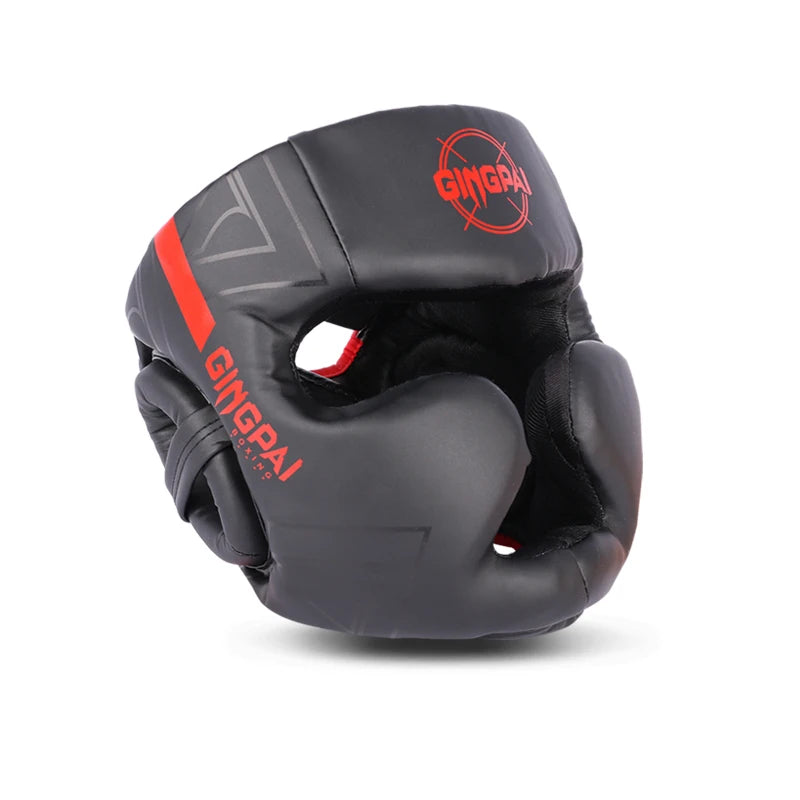 Kick Boxing Helmet for Men Women PU Karate Muay Thai Guantes De Boxeo Free Fight MMA Sanda Training Adults Kids Equipment - Sun Studio