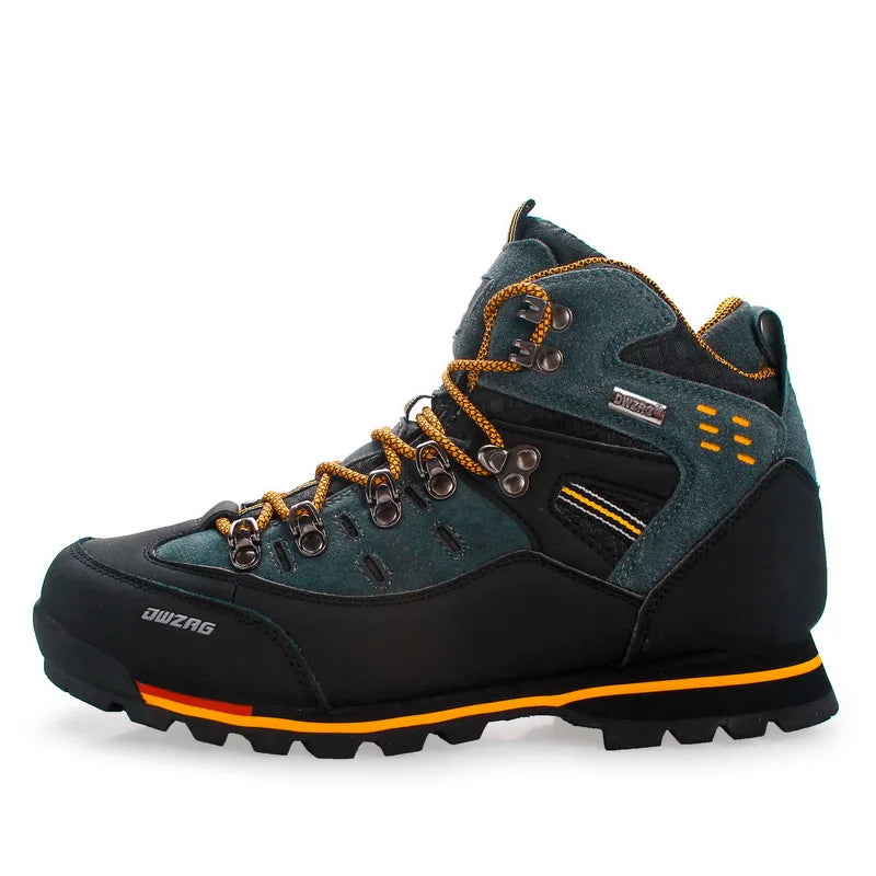 2026 High Gang Outdoor Hiking Shoes Men Winter Mountain Climbing Trekking Boots Top Quality Outdoor Fashion Casual Snow Boots