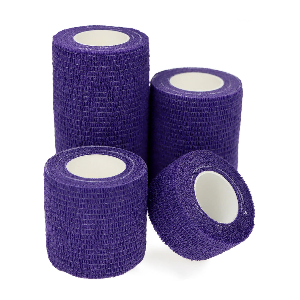 24 Pieces Elastic Bandage Tapes Athletic Tape Elastoplast Sports Recovery Strapping Gym Waterproof Muscle Relief Finger Ankle - Sun Studio