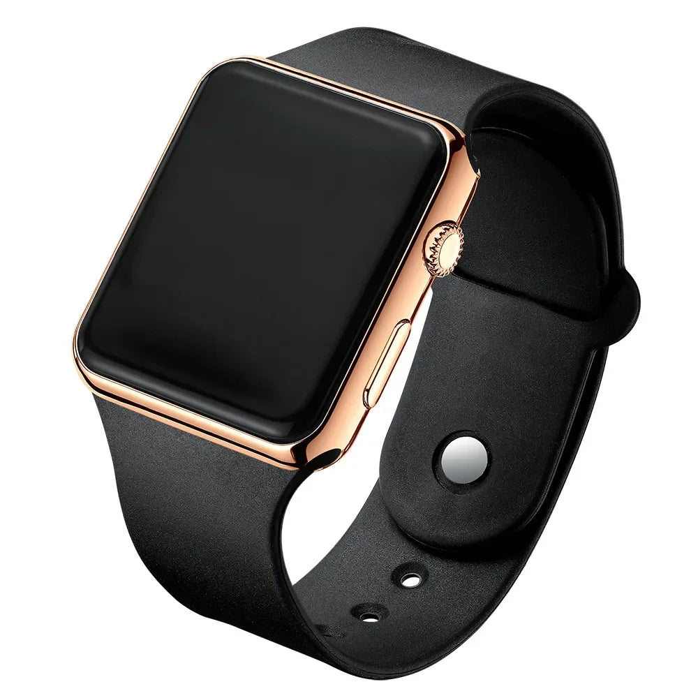 Digital Watches Men Women Electronic Square LED Sport Wristwatch Fashion Casual Simple Silicone Female Clock Reloj Para Mujer - Sun Studio