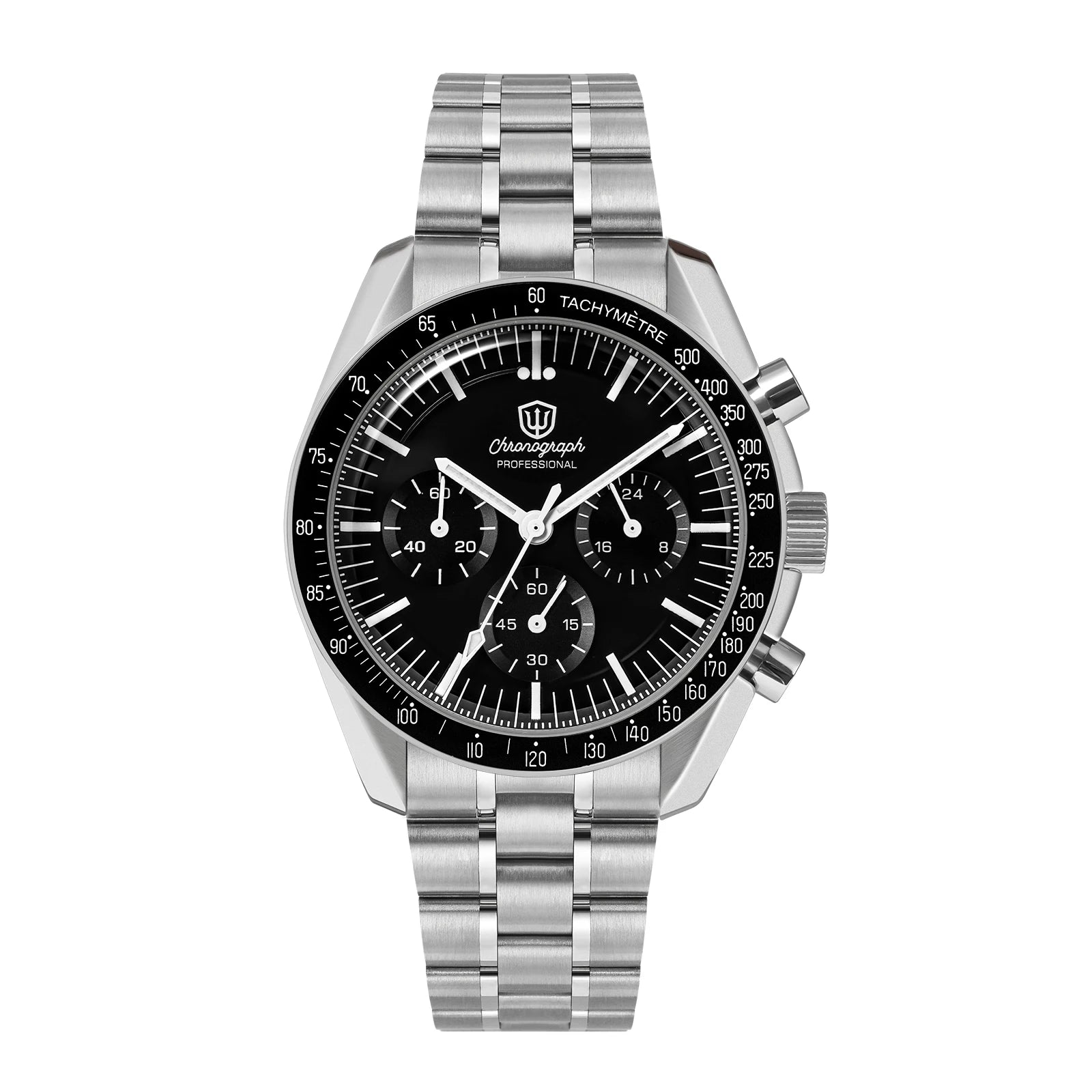 Watchdives WD1863 Sports Chronograph Watch VK63 Sweep Mechanical Quartz Watches Bubble Sapphire Mirror Waterproof 100M Men Watch - Sun Studio