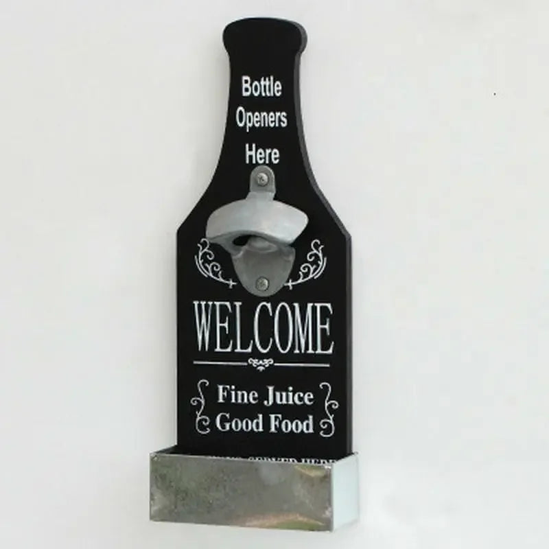 Retro Beer Bottle Opener Creative Storage Box Bar Restaurant Decoration Opener Wall Hanging - Sun Studio