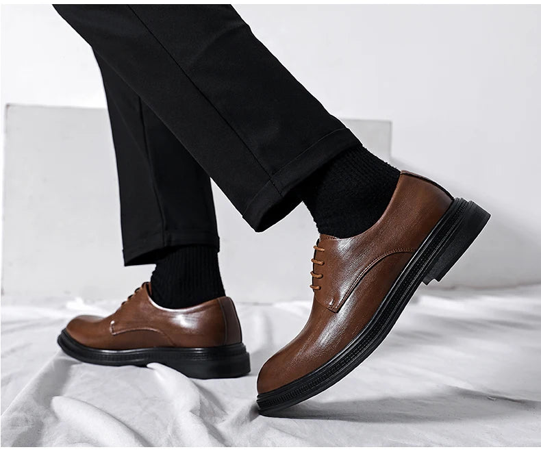 2024 Italian Dress Shoes Men Wedding Party Shoes High Quality Casual Loafer Male Designer Flat Shoes Zapatos Hombre Plus Size 47 - Sun Studio