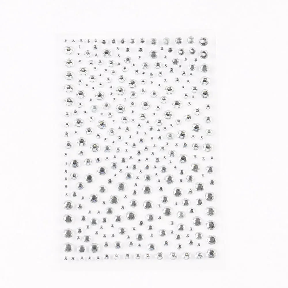 Face Decorations Rhinestone Stickers for Music Festival Halloween Party Mobile Crystal Sticker Women Girls DIY Diamond Stickers