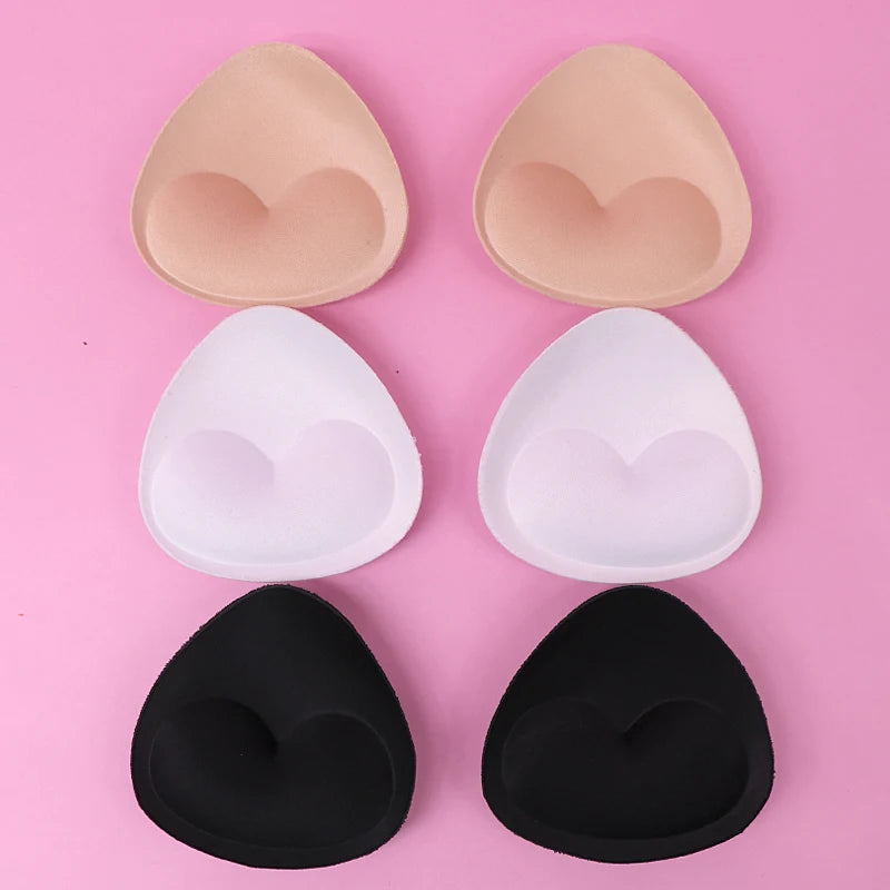 1pair Sponge Inserts In Bra Padded for Swimsuit Breast Push Up Fill Brassiere Breast Patch Pads Women Intimates Accessories - Sun Studio