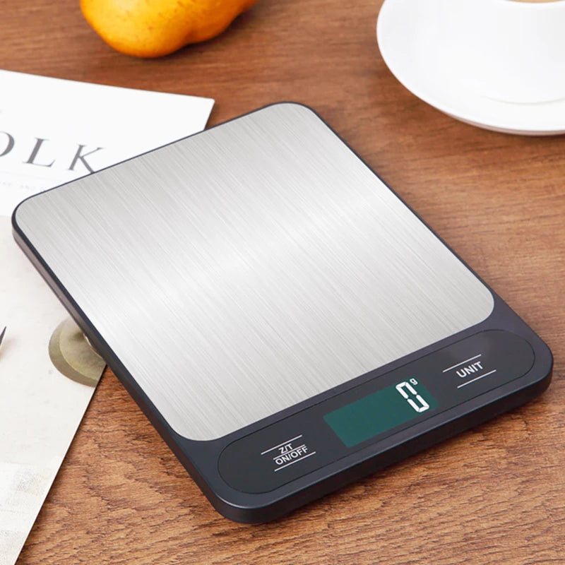 10kg Digital Kitchen Scale Baking Gram Weight Scales LCD Digital Display Electronic Table Scale Personal Healthy Diet Food Scale - Sun Studio