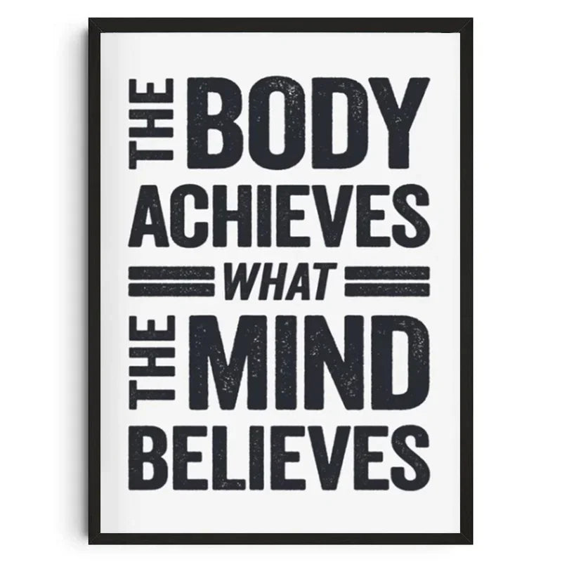 Gym Wall Art Poster Gym Inspirational Poster Home Gym Wall Decoration Gym Slogan Canvas Printing Decorative Painting Frameless - Sun Studio