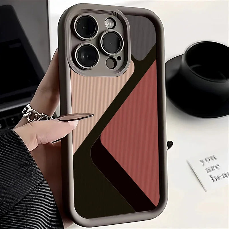 Case for Xiaomi 14 Cases Poco F5 Case Zebra Stripe Lattice Cases for Xiaomi 11 Lite 5G NE 13T 13 12T 12 Poco M6 X6 X5 Pro Cover - Sun Studio