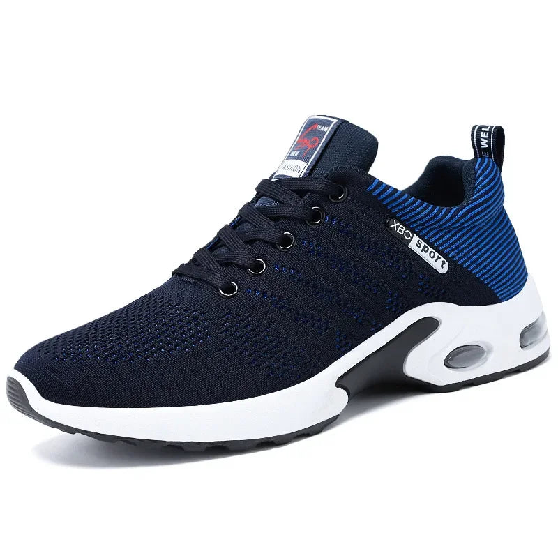 Shoes men 2025 new trend men's shoes breathable lace-up running Korean version light casual sports - Sun Studio