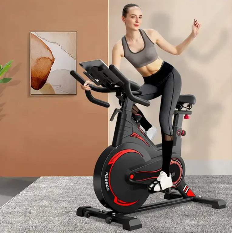 Fitness Spinning Bicycle Magnetic Resistance Machines Gym Exercise Bike Indoor Cycling Stationary Bike Cardio - Sun Studio