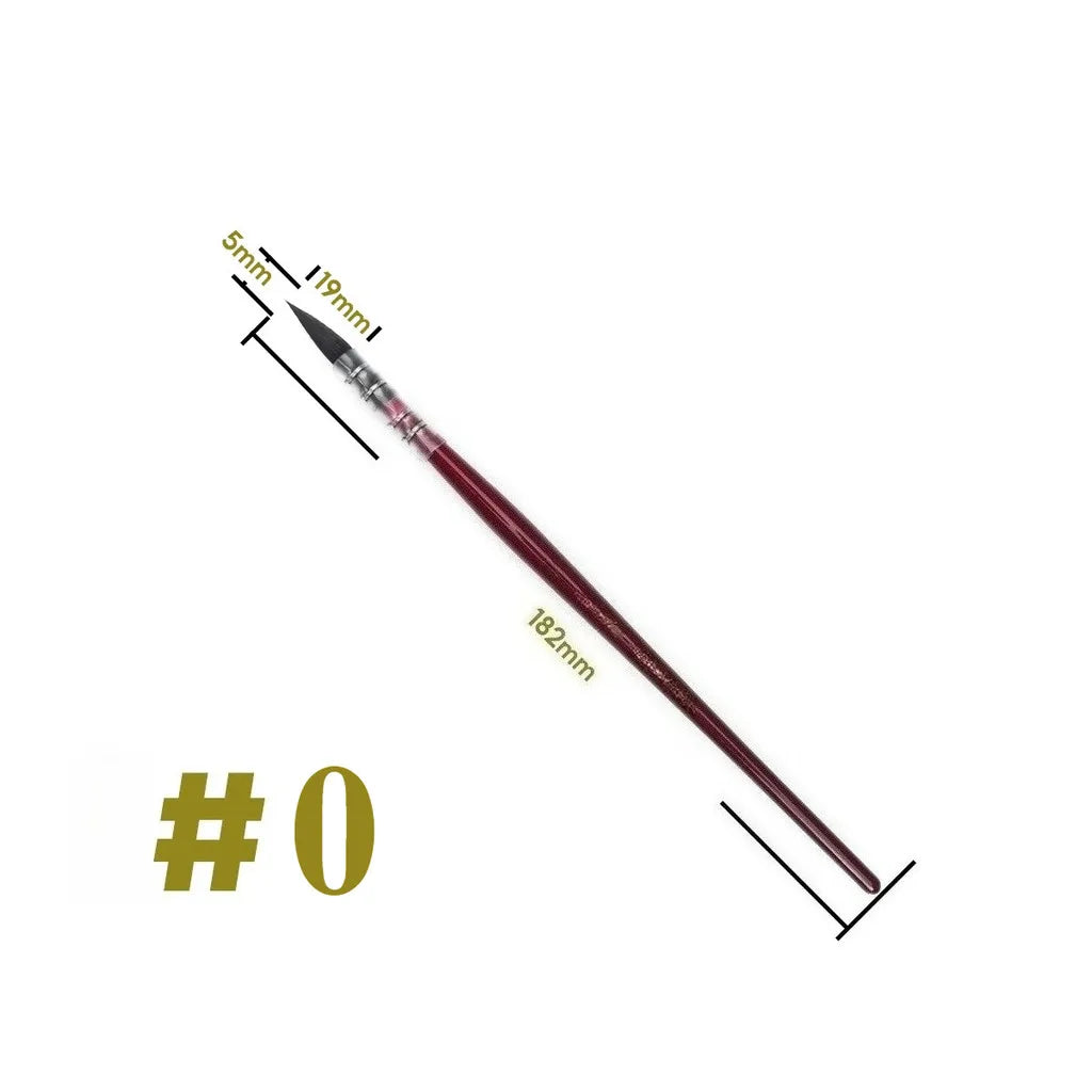 FANBAO 1Pcs Hand-Painting Brushes Professional Watercolor Brush Wood Pen for WaterColor Painting Drawing Art Supplies Artist - Sun Studio
