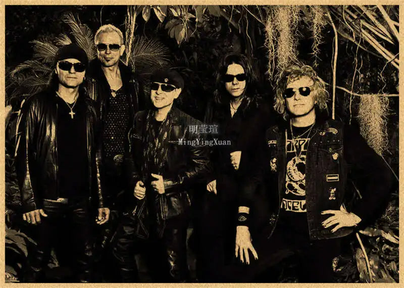 Scorpions Band Poster Wall Art  Posters Decoration Art Poster Personalized Gift Modern Family bedroom Painting - Sun Studio