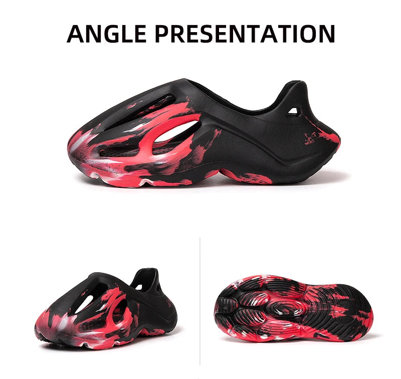 Summer Men Women Slippers Camouflage Platform Outdoor Clogs Shoe Beach Sandals Male Soft EVA Indoor Home Slides Lover Flip Flops - Sun Studio