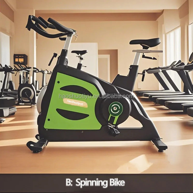Indoor Cycling Exercise Steel Material For Spinning Bike With LCD & Magnetic Brake System Fitness Equipment Gym Use - Sun Studio