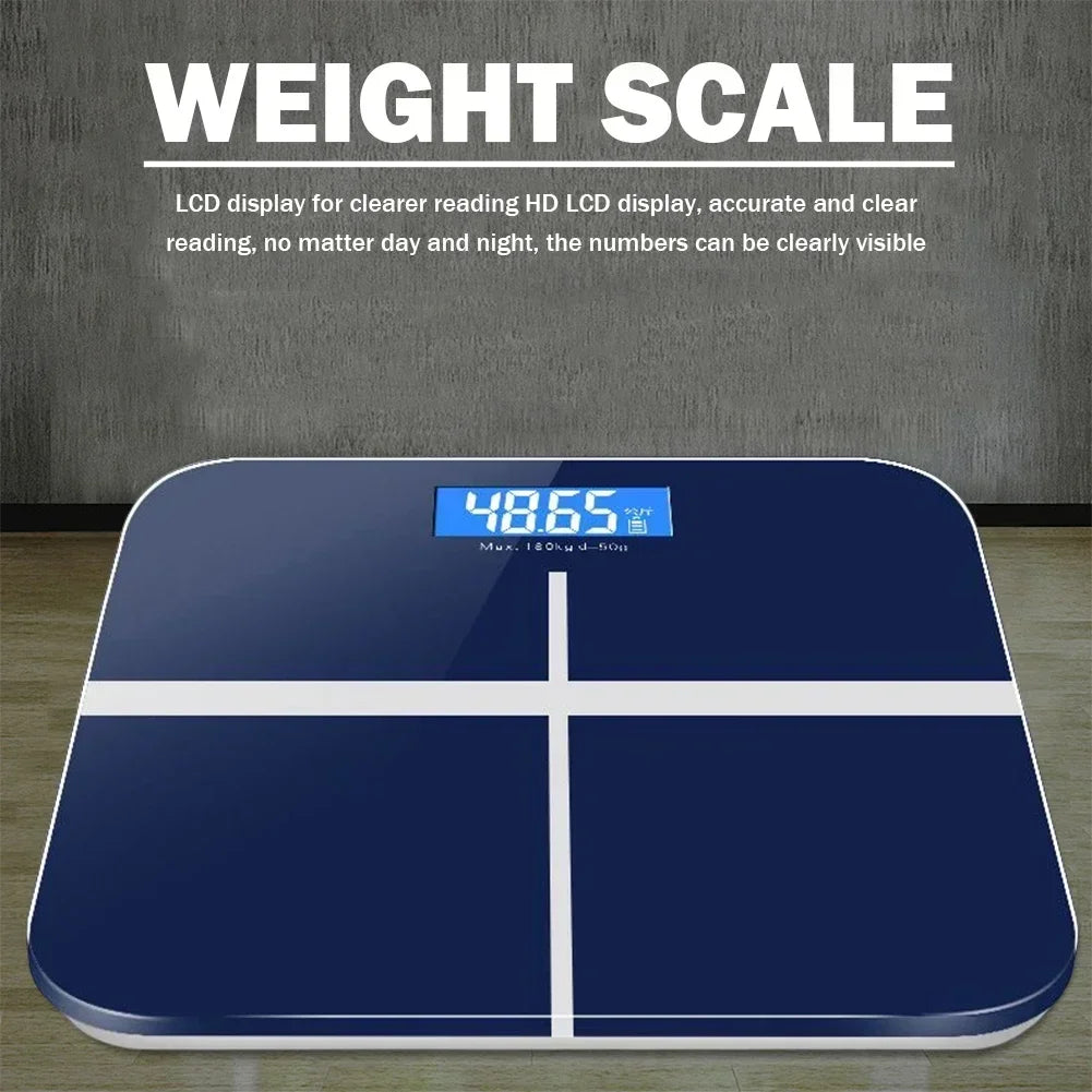 Weight Loss Weighing Device LED Display Smart Body Weight Scale USB Charging Precision Electronic Scale for Home Office Adult - Sun Studio