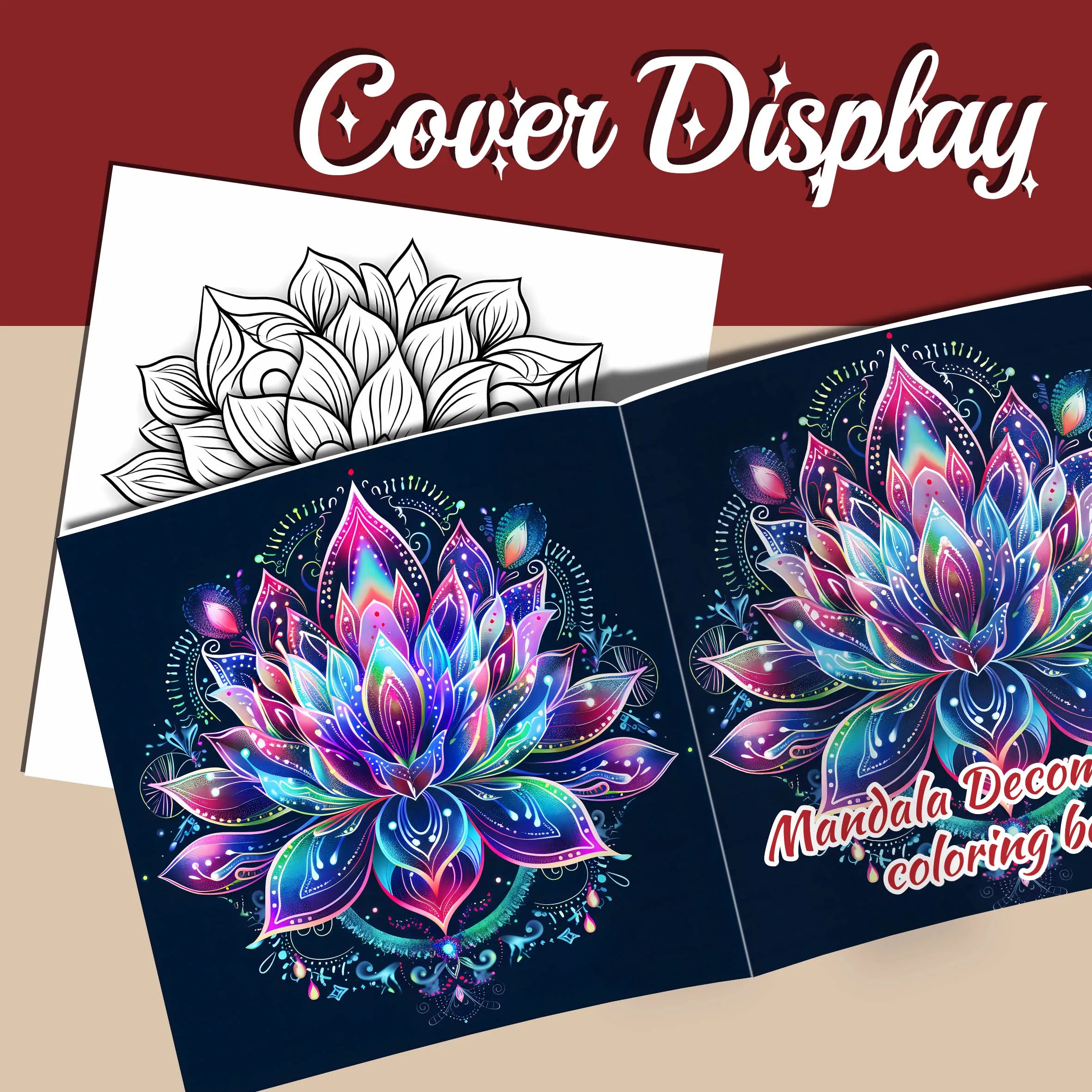 Mandalas Coloring Book for Adults: Stress Relief Adult Picture Book for Creative Color Practice - Sun Studio