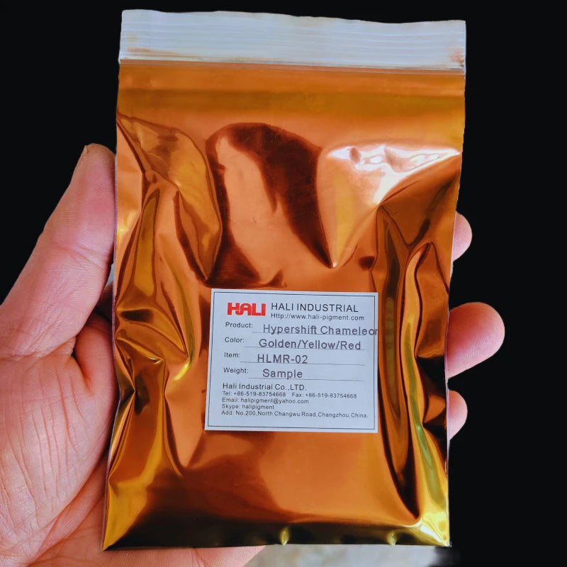 1G/Jar Super Chameleon Automotive Paint Pigment Powder Hypershift Chameleon Pigment Colorshift Blue/Red/Purple Item:HLMR-46