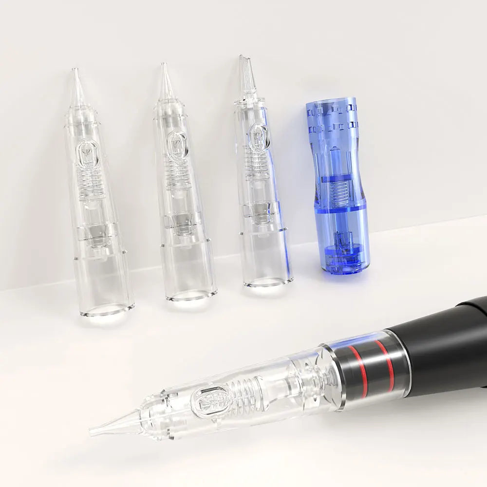 Biomaser Professional Permanent Makeup Cartridge Needles 1R/2R/3RL/5RL Disposable Sterilized Tattoo Pen Machine Needles Tips - Sun Studio