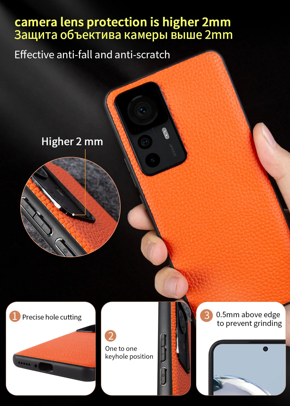 Full Wrapped Cowhide Genuine Leather Case For Xiaomi 12t Pro Mi12Pro 14Pro 13Pro 12SUltra 12Lite 11T Business Phone Cover Fundas - Sun Studio