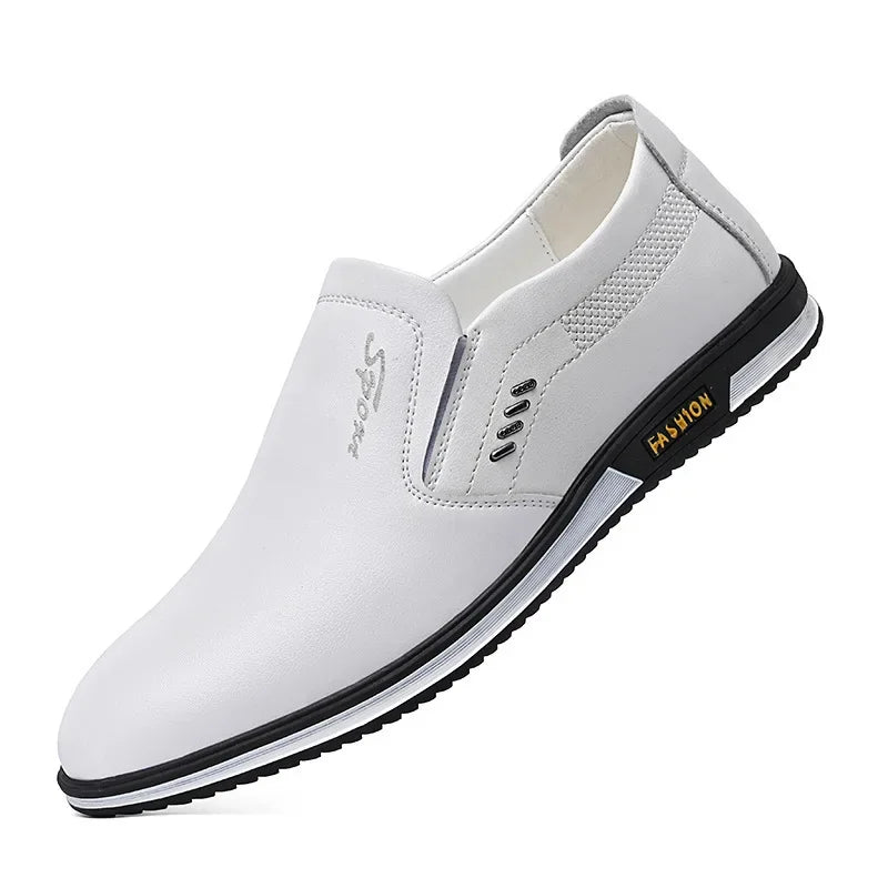 Spring and Autumn Men's English Leather Shoes Outdoor comfor Footwear Men fashion Formal Shoes High Quality trendy Zapatos - Sun Studio