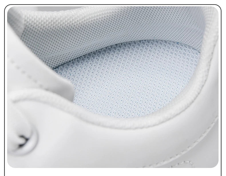New men's leather elevator shoes 6 cm 8 cm invisible height increase white black sneakers leather height increase casual shoes - Sun Studio