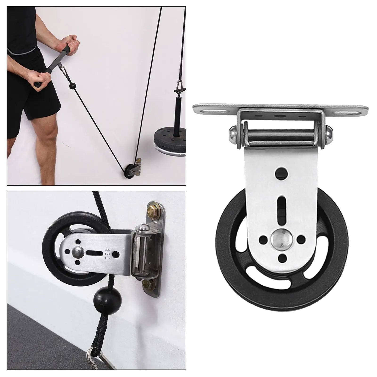 Gym Pulley Silent Nylon Gym Cable Pulley Wheel Diameter 88mm - Sun Studio