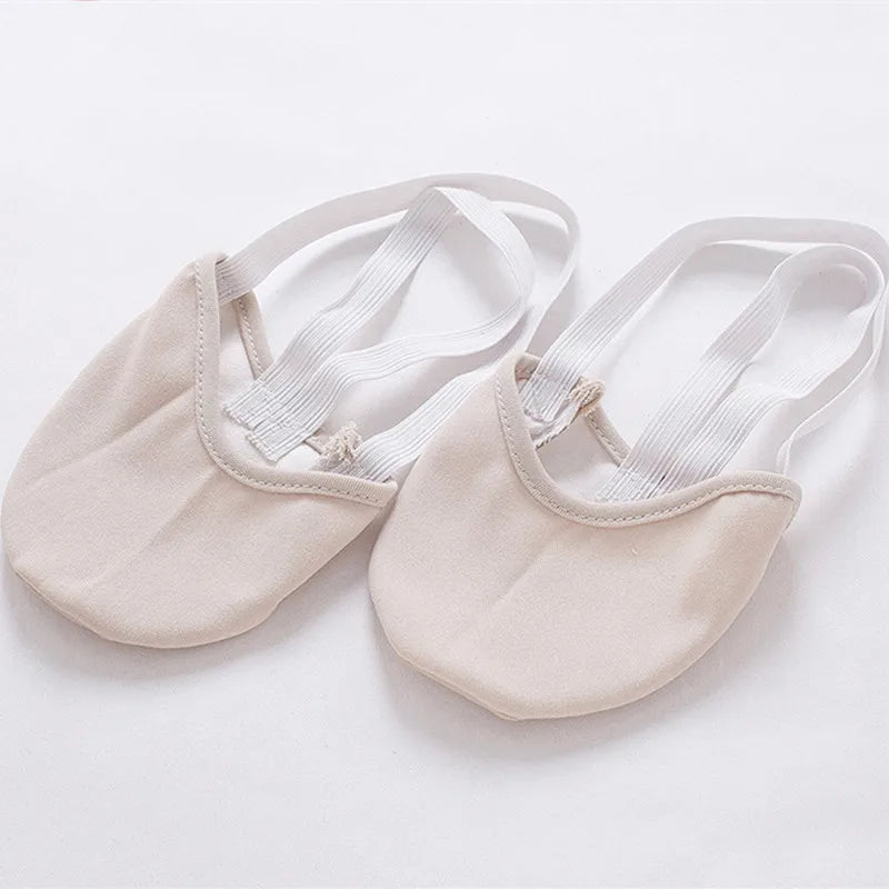 Half Length Rhythmic Gymnastics Equipment Soft Breathable Socks Knitted Sole Shoes Art Gym Child Adult Dancing Pads Insoles - Sun Studio