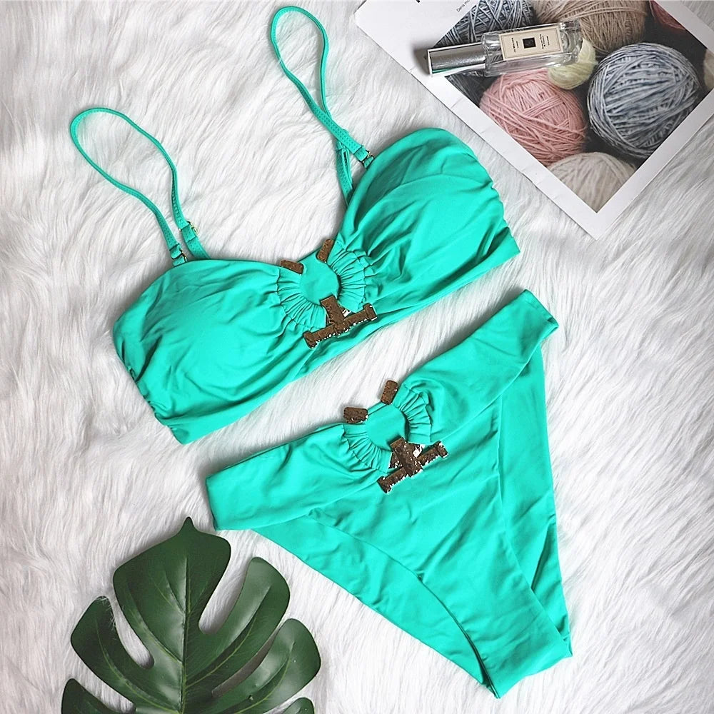 Pink Sexy Bikinis 2026 Women's Swimwear Female Swimsuit Swim Wear Bathing Suits Brazilian Girls Bikini Set Beachwear Pool Bather - Sun Studio