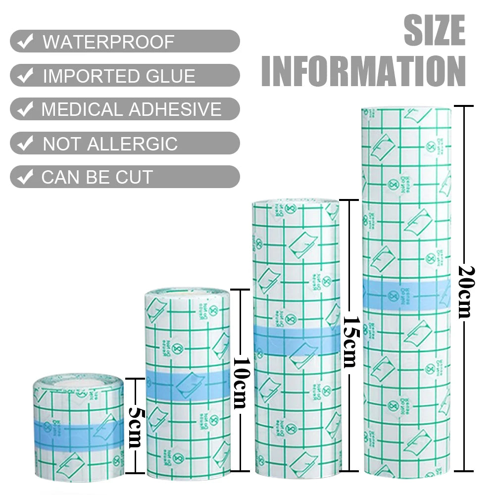 10/5/2M Waterproof Tattoo Film PU Tape Aftercare Protective Skin Healing Tattoo Adhesive Repairing Bandages Tattoo Accessories - Sun Studio