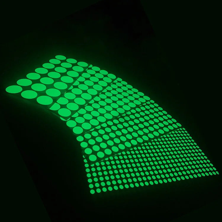 Luminous Round Dot Wall Stickers Kids Room Background Decoration Self-adhesive Decals Bedroom Home Decor Glow In The Dark Mural - Sun Studio
