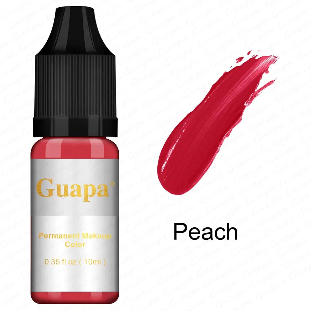 10ML Tattoo Ink Micro pigment Lip Eyebrow Permanent Makeup Pigment Tattoo Supplies for Tattoo Eyebrow Eyeliner Lip