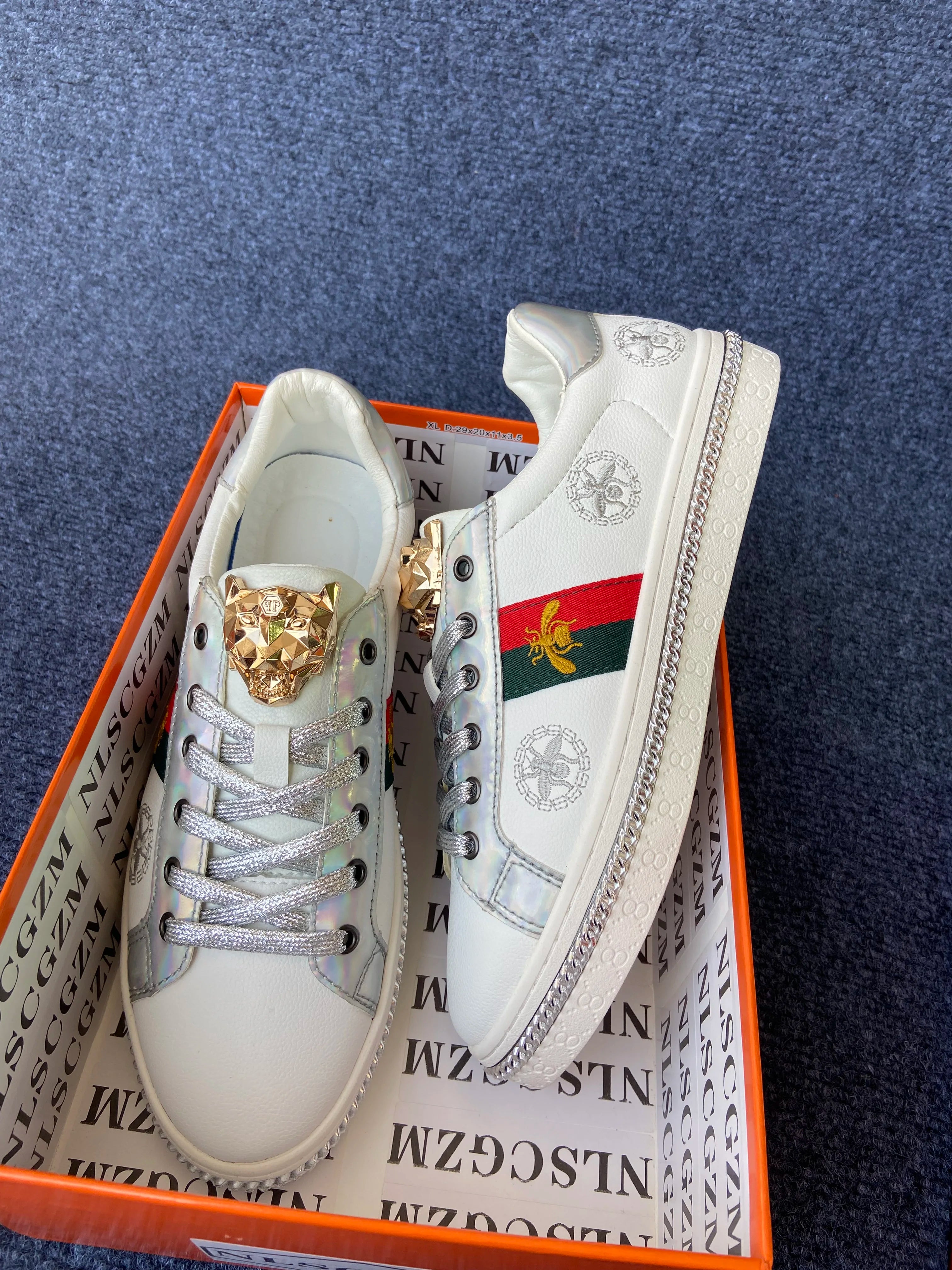 original shoes brand premium shoes for man high quality casual shoes for man casual sneakers for man trainers luxury black white - Sun Studio
